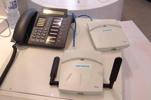 西門子展臺 2005年中國國際通信設備技術展上的科技之光